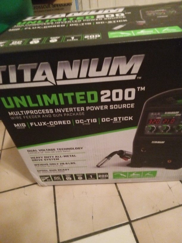 Titanium Unlimited Multi Process Welder
