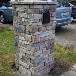 Stone Mail Box