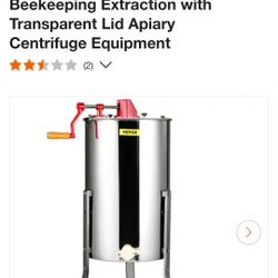 3 Flame Steel Honey Extractor 