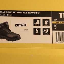 S.W.A.T. Tactical Strong Men Black Military Boots- New