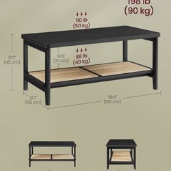 2-Tier Coffee Table 