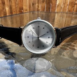 Kendall & James Quartz Watch 42mm Round Silver Tone Watch