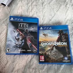 PS4 Game Bundle Ghost Recon & Starwars