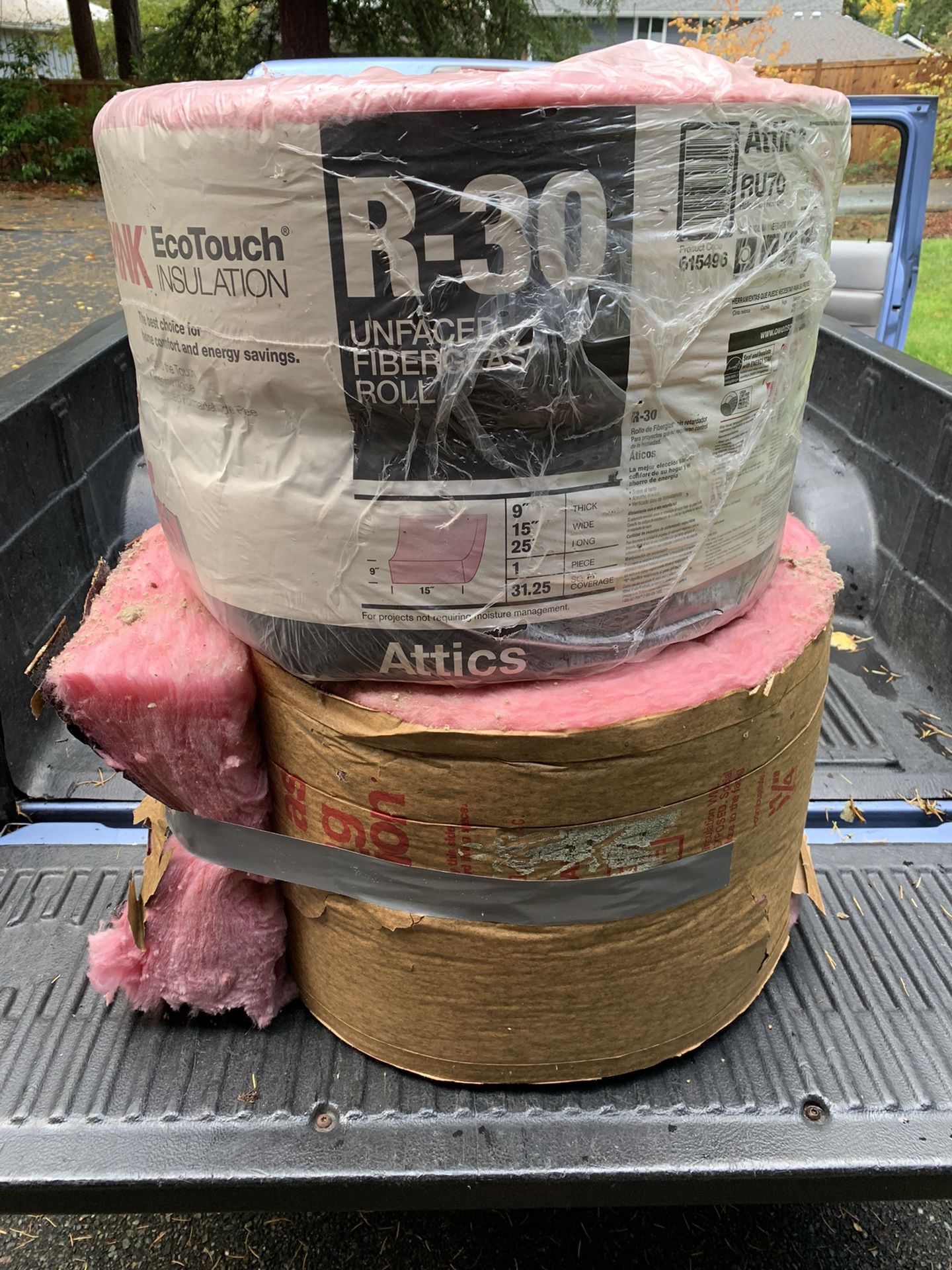 Free Insulation - 1 Unopened Roll, 1 Partial Roll