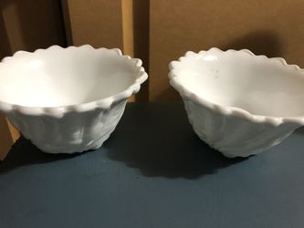 Milk glass vintage candle holders