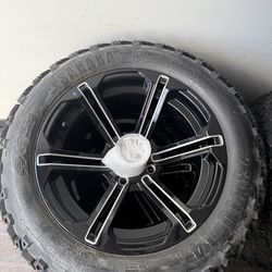 Golf cart rims and tires