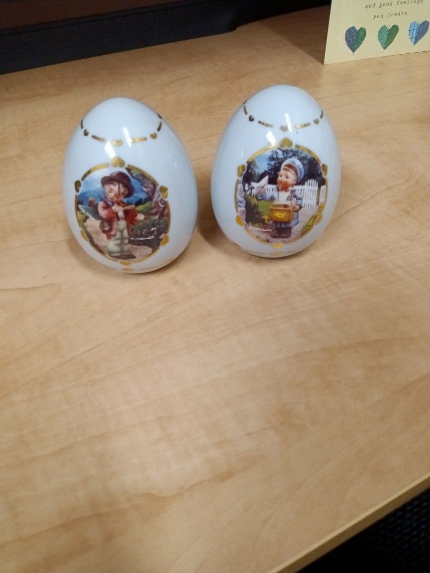 MJ Hammond Porcelain Egg Collection