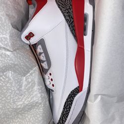 Jordan 3 Fire Red (size 9.5 & 10.5)