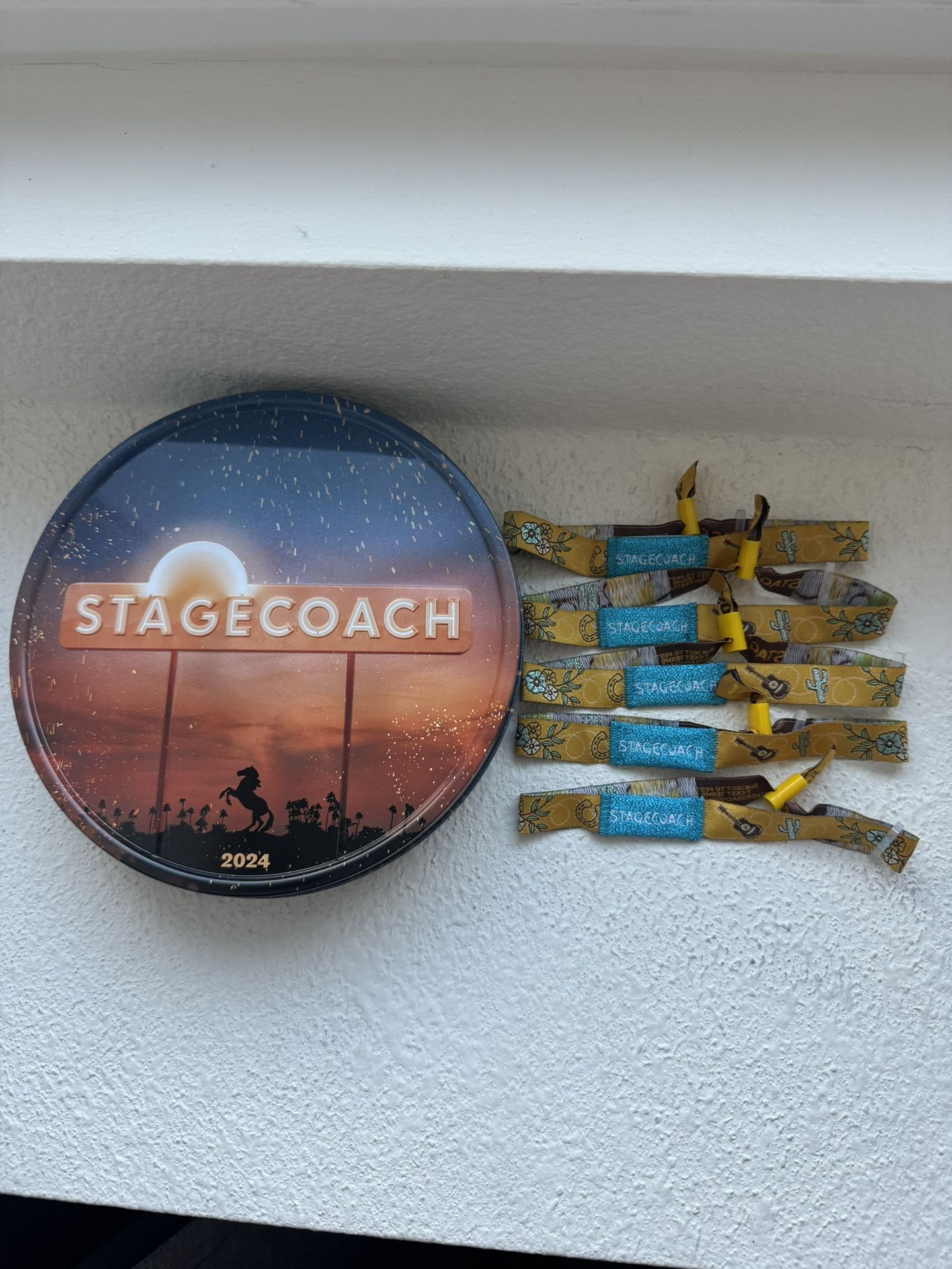 3 Stagecoach GA Wristbands