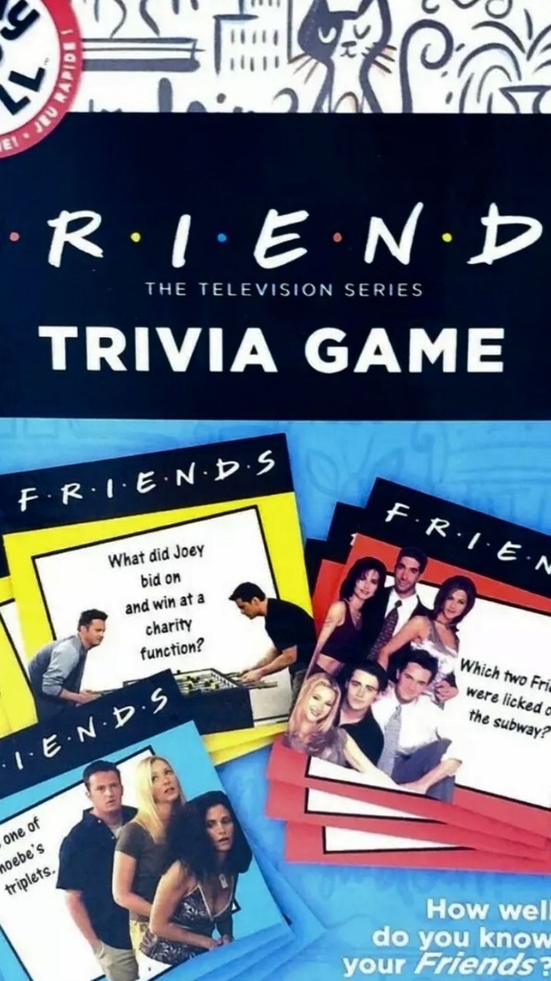 FRENDS TRIVIA CARDS GAME