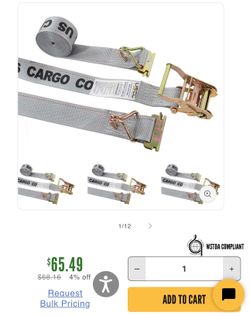 Brand New Heavy Duty Cargo Ratchet Straps