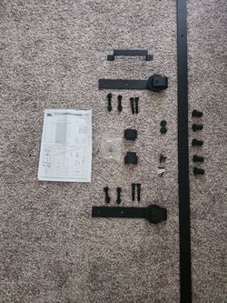 Barn door hardware