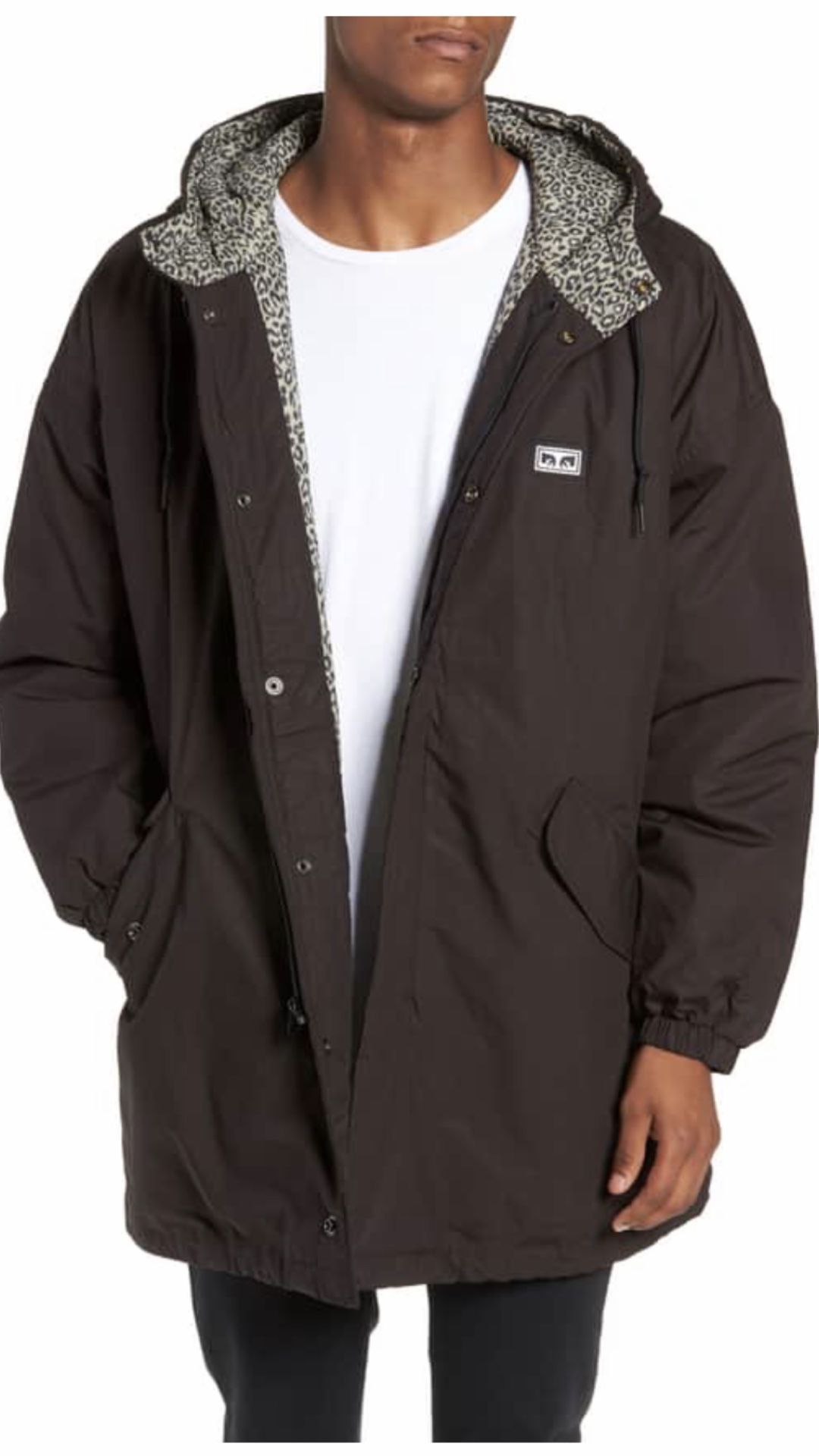 Obey Men’s hooded Parka brand new