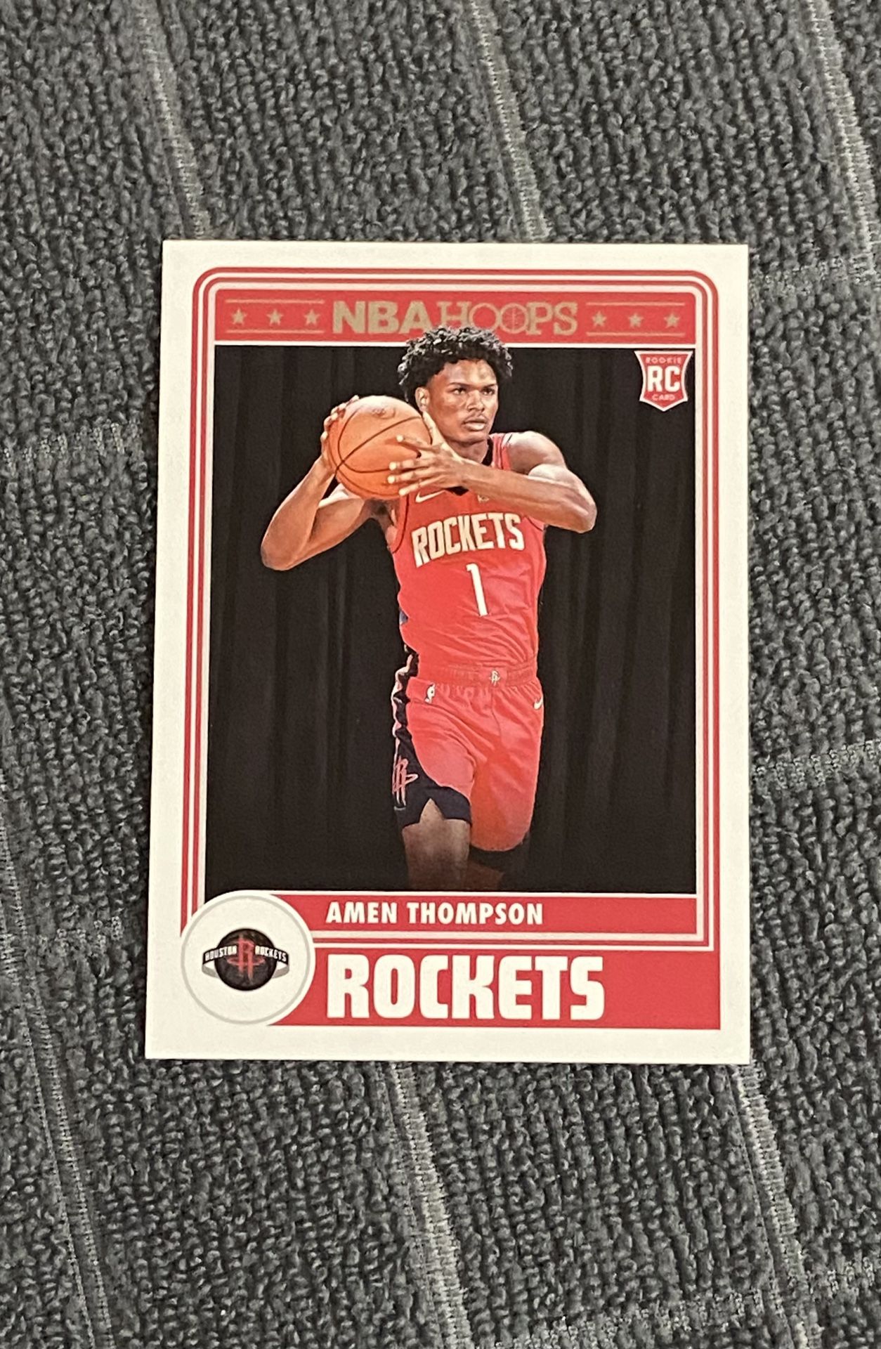 Houston Rockets Amen Thompson Rookie Card