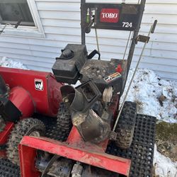 Toro 724 2 Stage Snowblower 