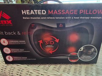 Heated Massage Pillow/ Cojin de masage con calor