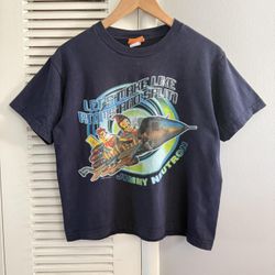 Vintage 2002 Nickelodeon Jimmy Neutron Cartoon Tv Show T-shirt  Size Medium Youth RARE