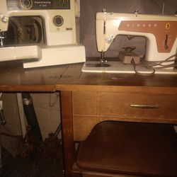 Singer Model 237 And Kenmore 10 Stitch Sewing Machines 150 For Both