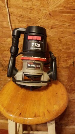 Craftsman Wood Router 1 1/2 hp 