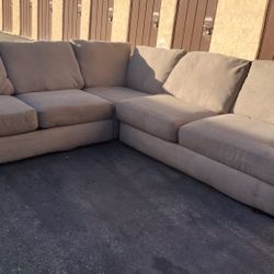 Free Sectional Couch Beige Color.  On 15East/Ave J4 