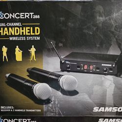 SAMSON Concert 288x Dual-Channel Portable Wireless System (D-Band)