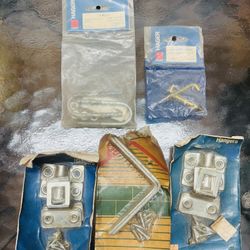 NOS Set Of 5 Vintage Assorted Hager Brand Hardware For Restoration Projects USA
