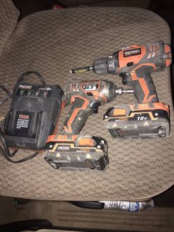 RIDGID drills with charger
