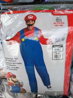 Super Mario Halloween Costume Adult XL