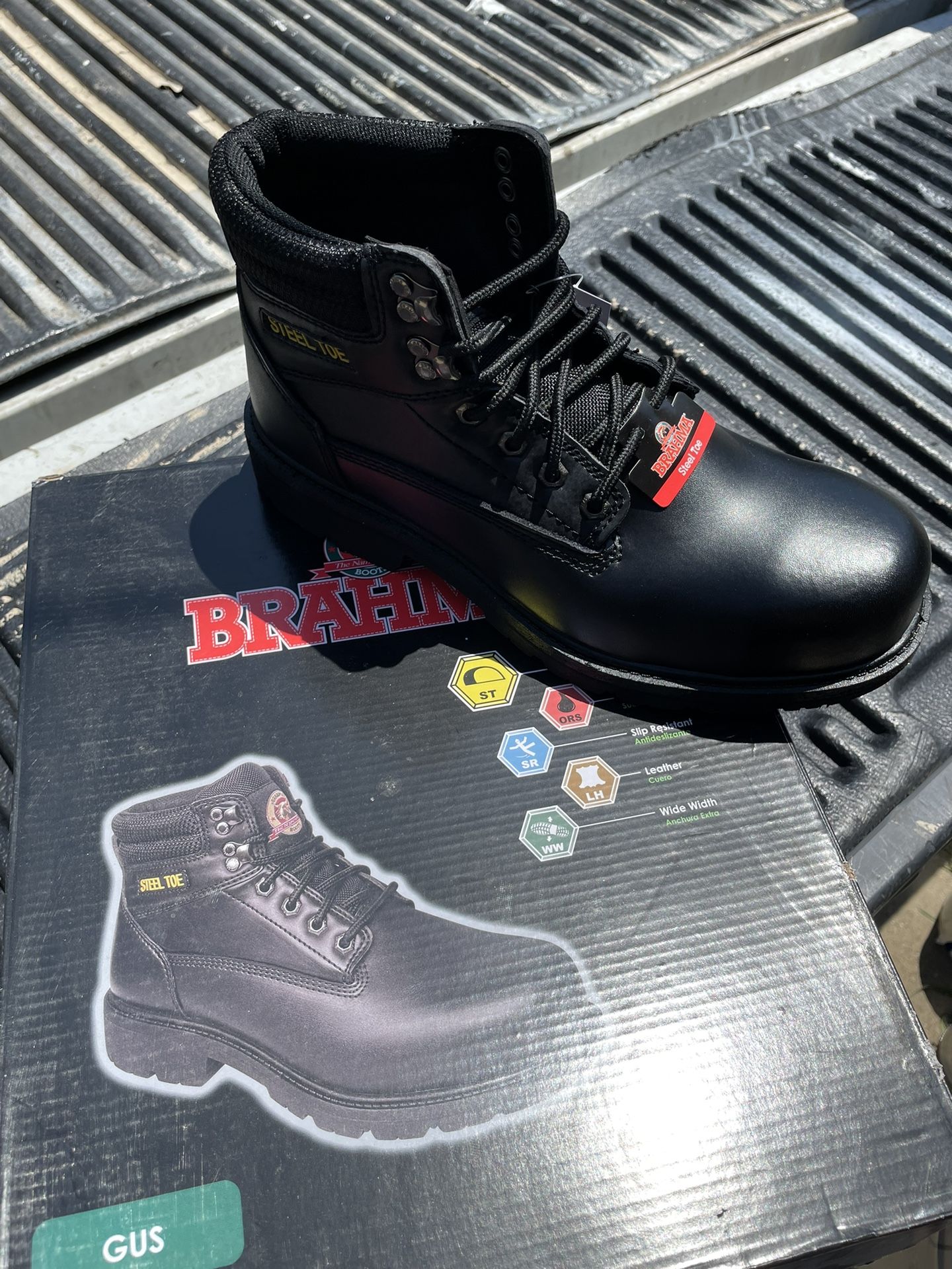 Brahma Work Boots Steel Toe