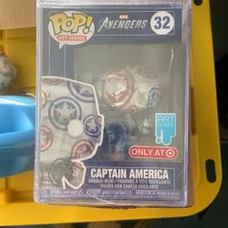 Funko Pop - Marvel Avengers Captain America Art Series #32 Target Exclusive 