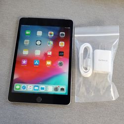 Apple iPad Mini 4 - Wifi & Cellular - Like New 