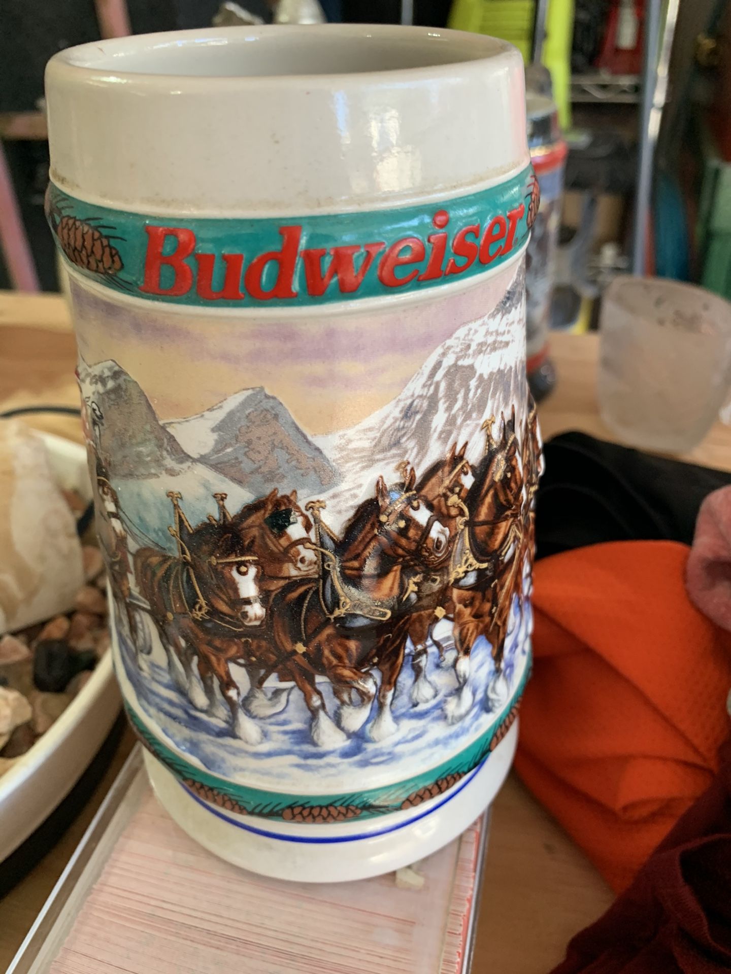 Budweiser steins