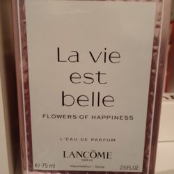 New And Sealed Lancome Flowers Of Happiness 2.5oz Perfume
