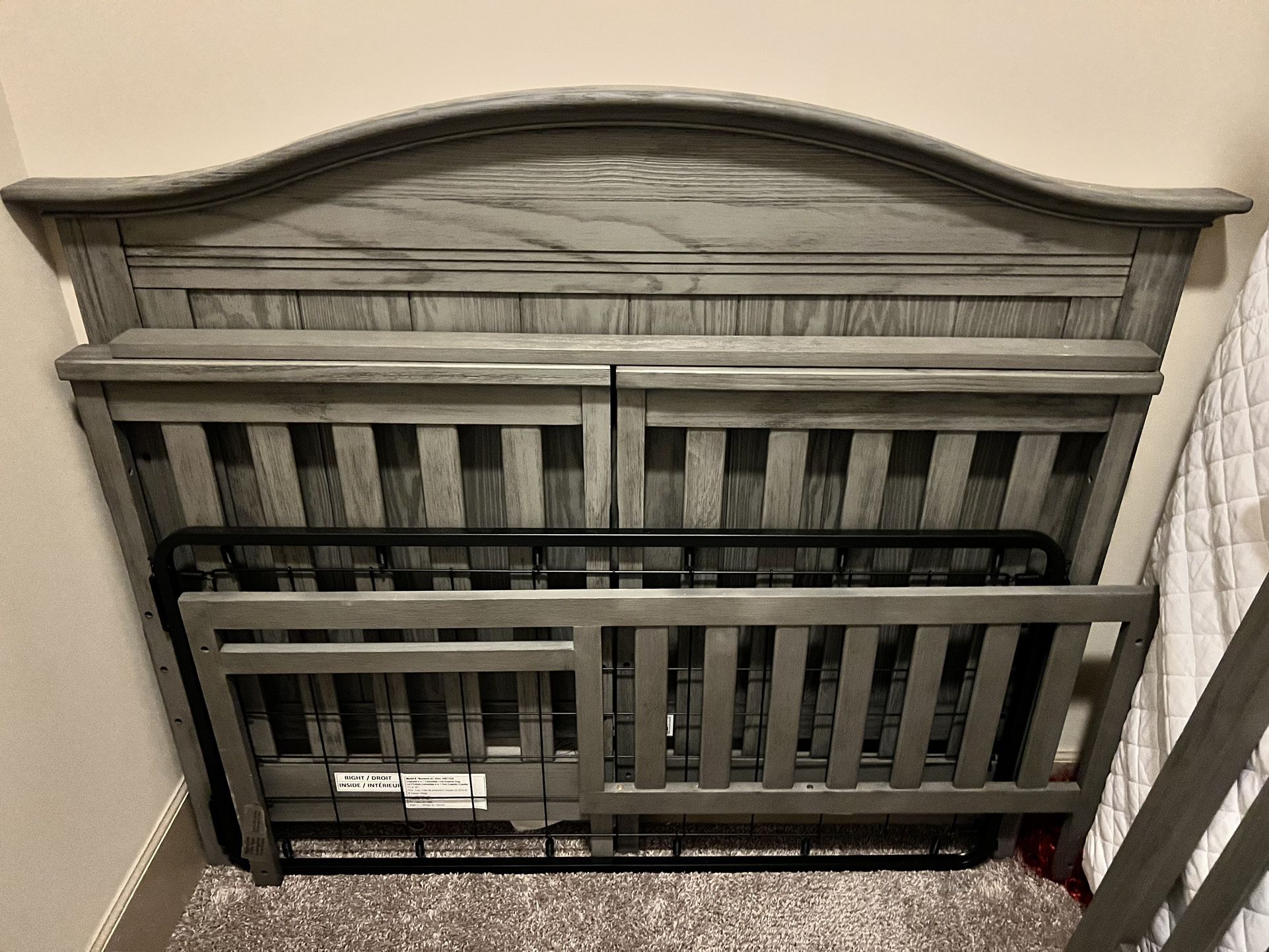 Gray Crib