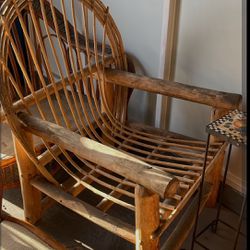 Vintage Antique Solid Wood Chair 