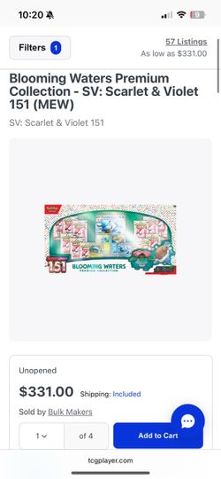 Pokemon Blooming Waters Case