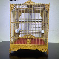Asian Bamboo Bird Cage 