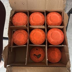 White Flyer Blackout All Orange Clay Targets,