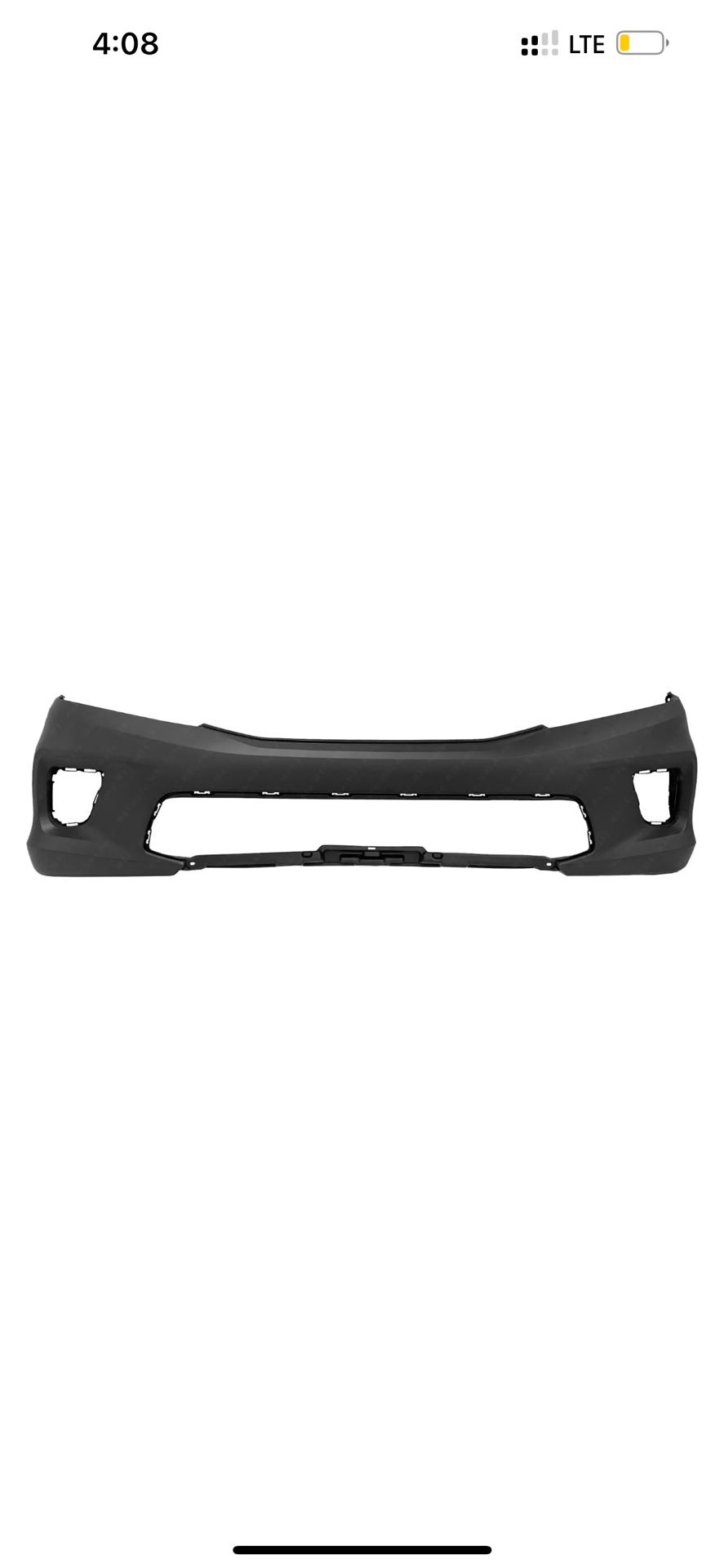 NEW Primered Front Bumper Fascia Cover for 2013-2015 Honda Accord Coupe 2 door