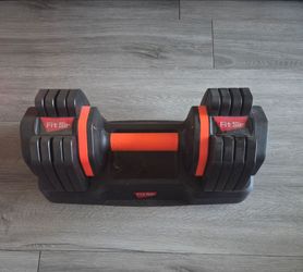FitSir Adjustable Dumbbell 15-55 lb - Like New