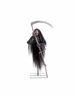 3 Ft LED Levitating Reaper Halloween Animated Prop with Lights Indoor Outdoor