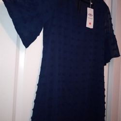 New With Tag Navy Blue Dress Size Small. Beautiful New Ladies Dress