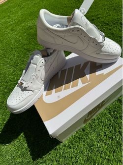 All White Travis Scott’s Nikes