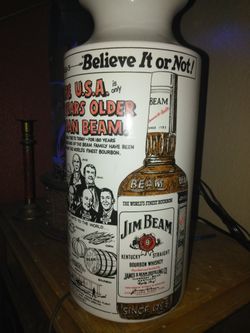 2-VINTAGE JIM BEAM LAMPS