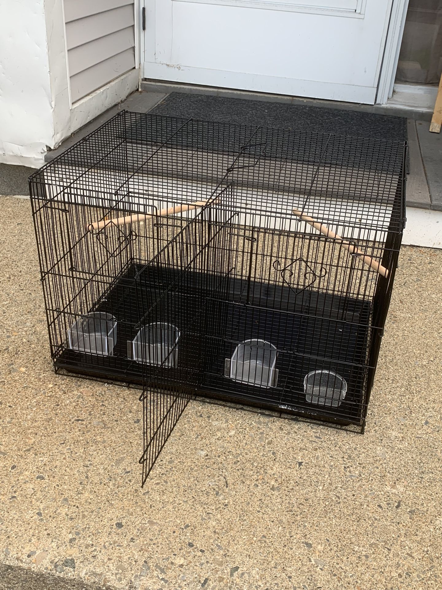 Breeding Birds Cage With Devider24/17/17 Inches