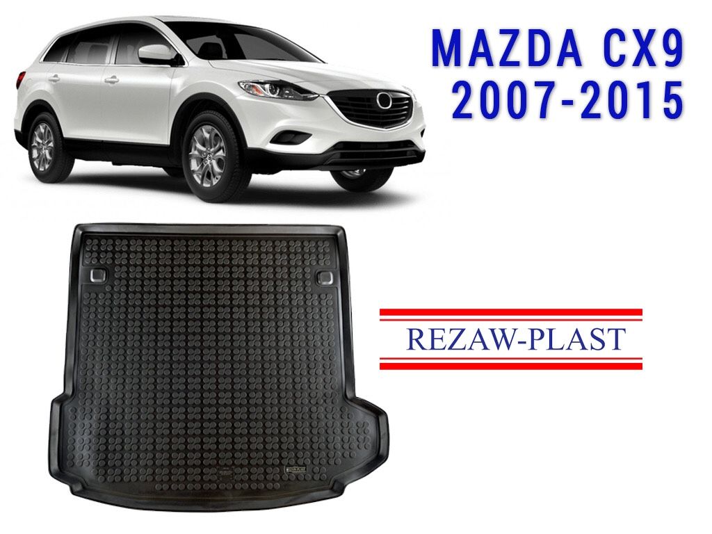 All weather trunk mat for Mazda CX-9 2007-2015 Suv 3D Custom Fit