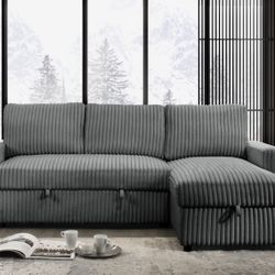 CORDUROY SLEEPER SECTIONALS 😍✅👏🏻