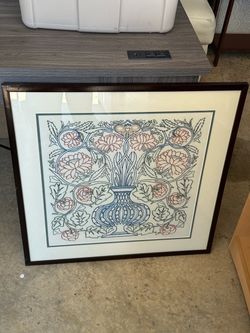 Framed Floral Botanical Art Print