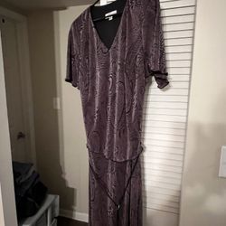 Dress barn Purple/Black dress - 18W 