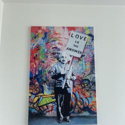 Albert Ainstein Canvas 